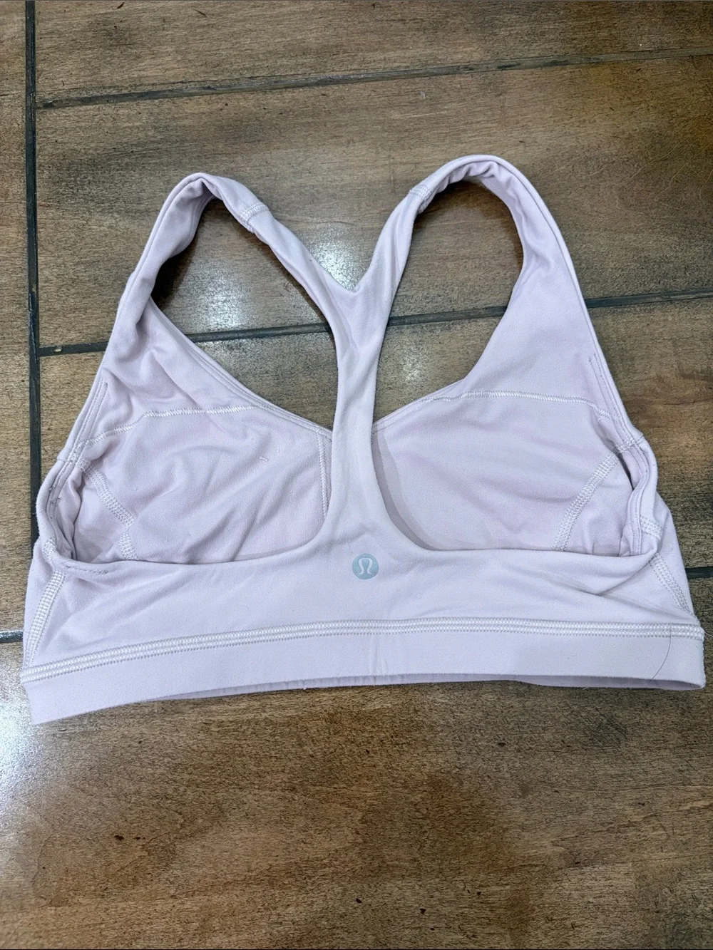 Lululemon Light Pink Racerback Sports Bra nulu material size 8